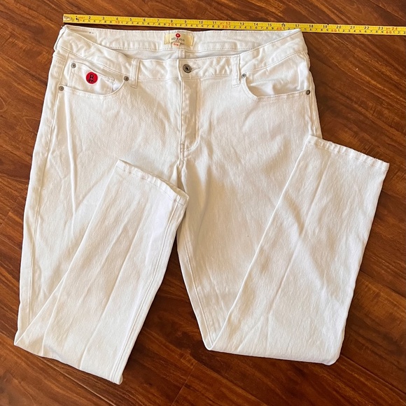 NWOT RED Jeans NYC White Skinny Jeans - Picture 4 of 12